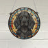 Cocker Spaniel Black Stained Glass Effect Suncatcher